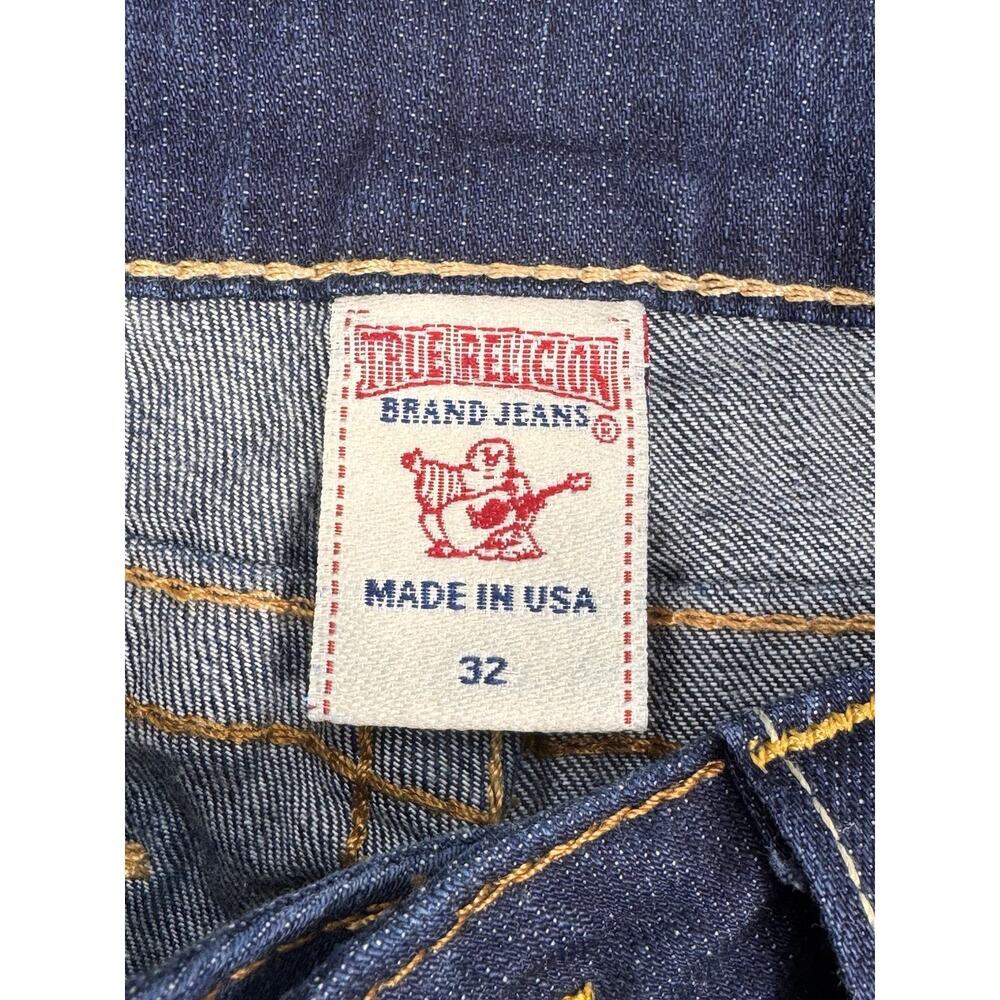 True Religion Women's Dark Wash Bootcut Low Rise Stretch Denim Jeans Size 32 - Picture 6 of 9